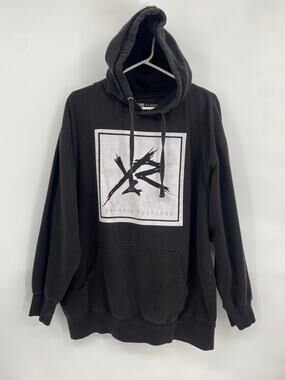 Young & Reckless Black Hoodie Sweatshirt Y&R Logo X-large